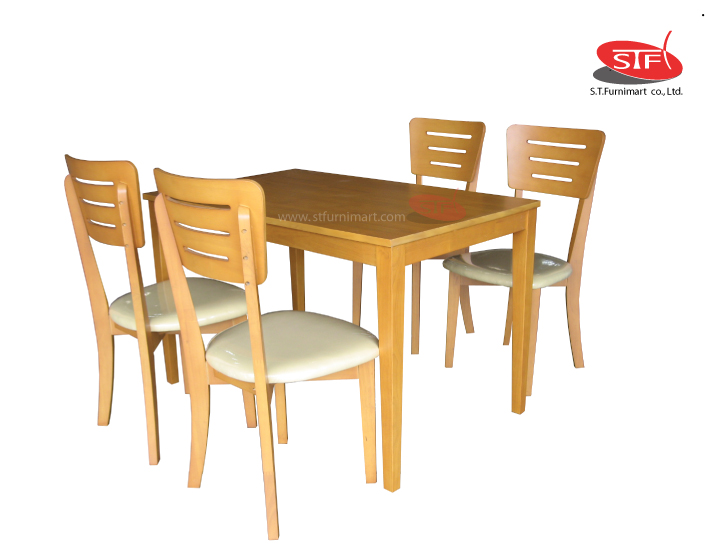 PK120 CD dining set4
ชุดอาหารแพนเค็ก สีเวงเก้/ซีดี/เพียวไวท์
