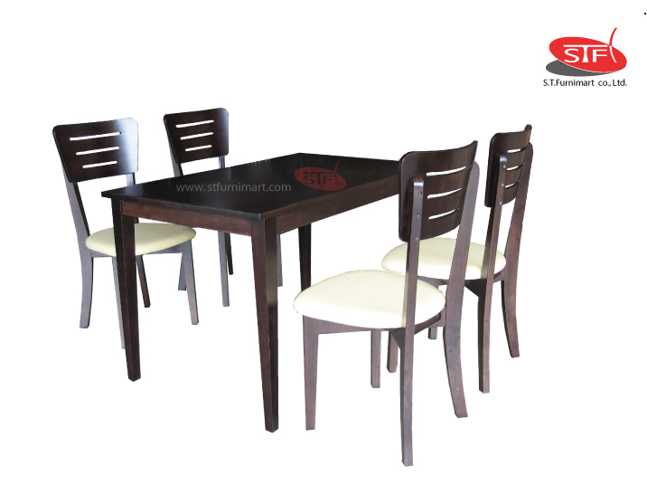 PK120 WG dining set4
ชุดอาหารแพนเค็ก สีเวงเก้/ซีดี/เพียวไวท์