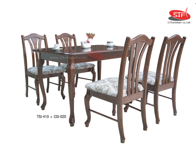 ST02 AWK8 dining set4
ชุดอาหารดเอสที02ขาสิงห์ผ้าหลุยส์ สีโอ๊ควูด