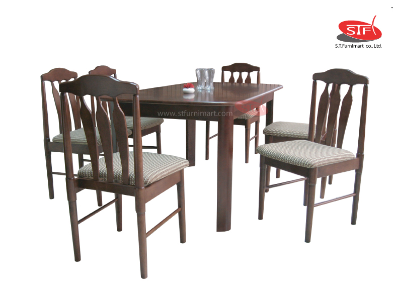 ST08 AW dining set6
ชุดอาหารเอสที08ขากลึงกลมผ้าฝ้าย สีโอ๊ควูด